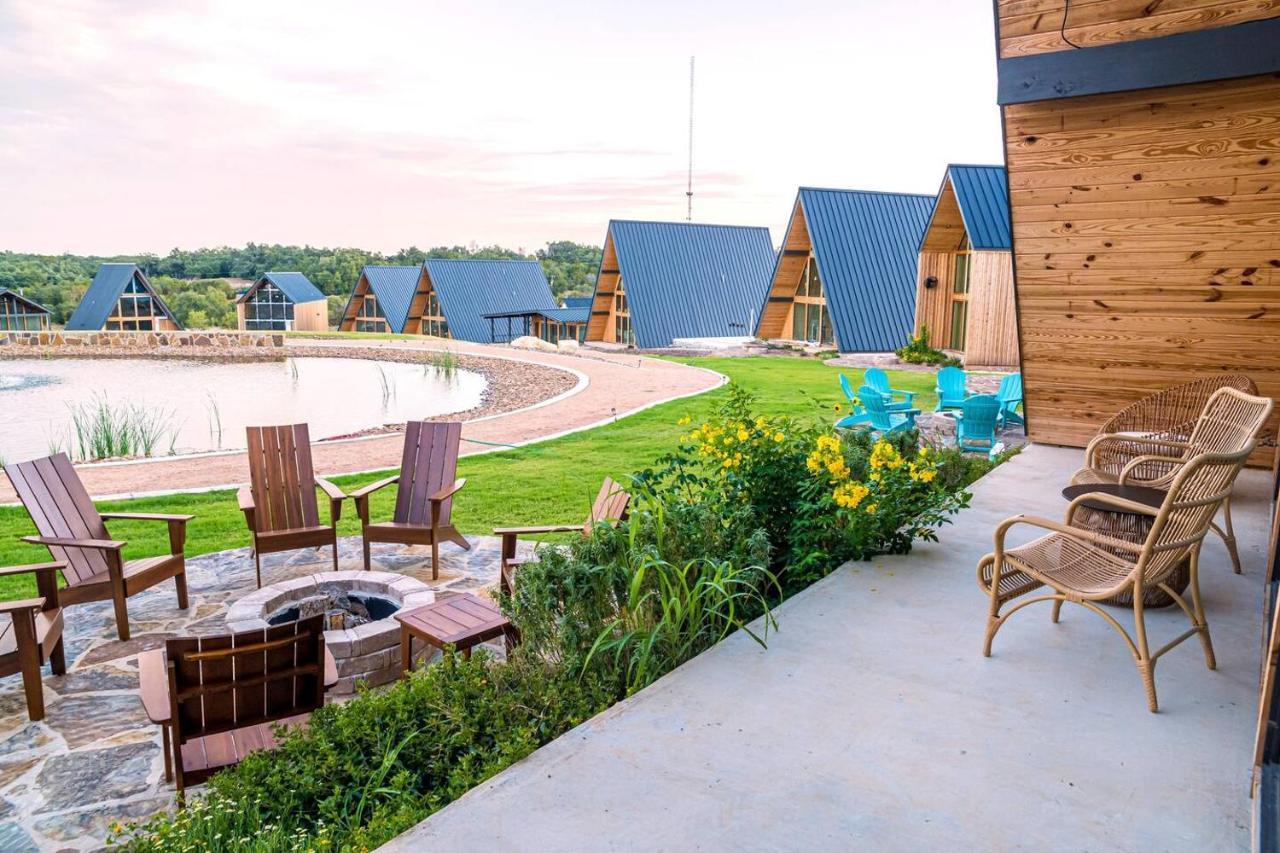 Gruene Daze Chalet - Stylish Aframe - Escape The Ordinary New Braunfels Luaran gambar