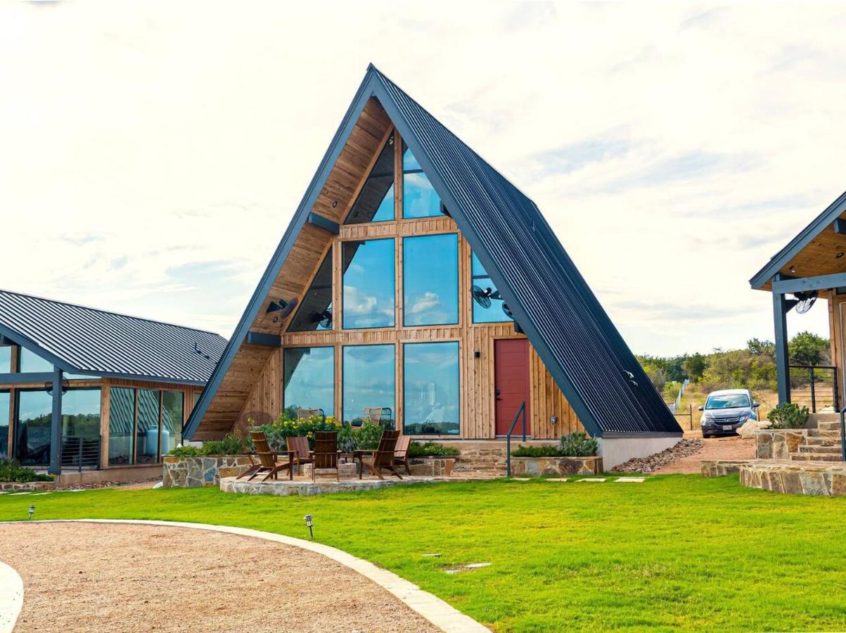 Gruene Daze Chalet - Stylish Aframe - Escape The Ordinary New Braunfels Luaran gambar