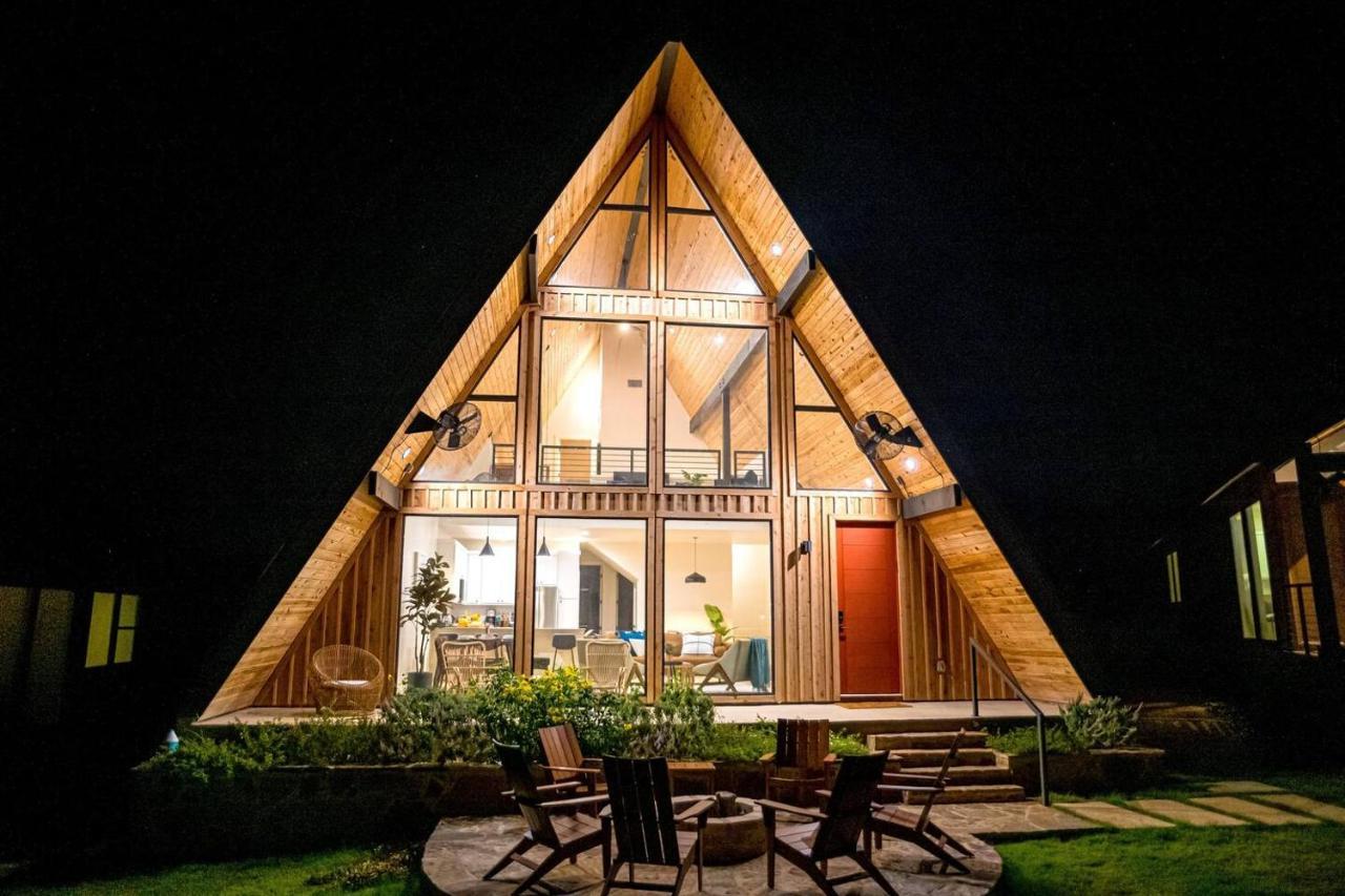 Gruene Daze Chalet - Stylish Aframe - Escape The Ordinary New Braunfels Luaran gambar