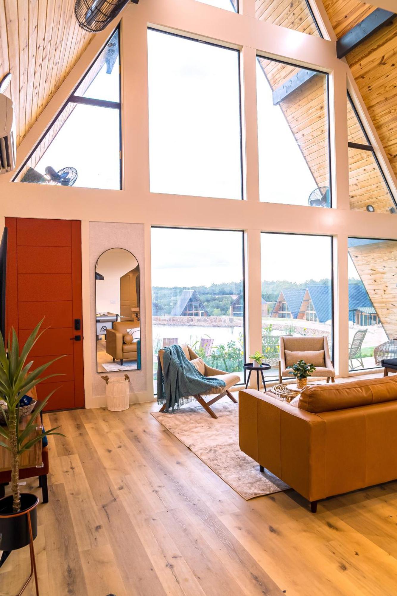 Gruene Daze Chalet - Stylish Aframe - Escape The Ordinary New Braunfels Luaran gambar
